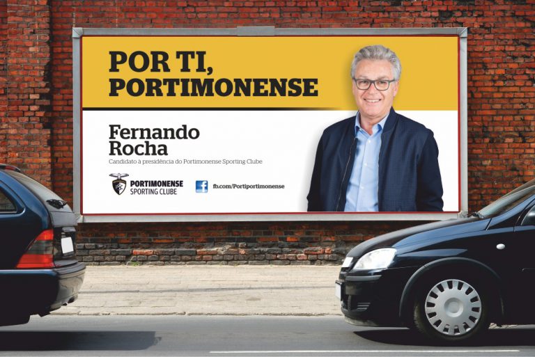 Outdoor de campanha do Por ti, Portimonense à eleição para a presidência do Portimonense Sporting Clube